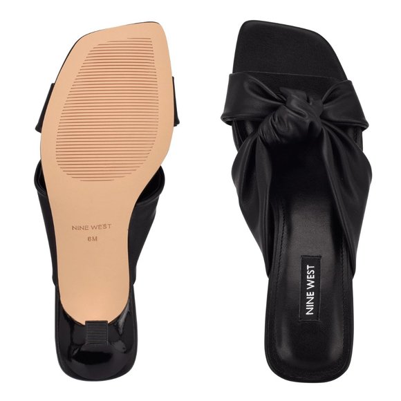 NINEWEST Dipa Heeled Slide Sandals - Picture 4 of 5
